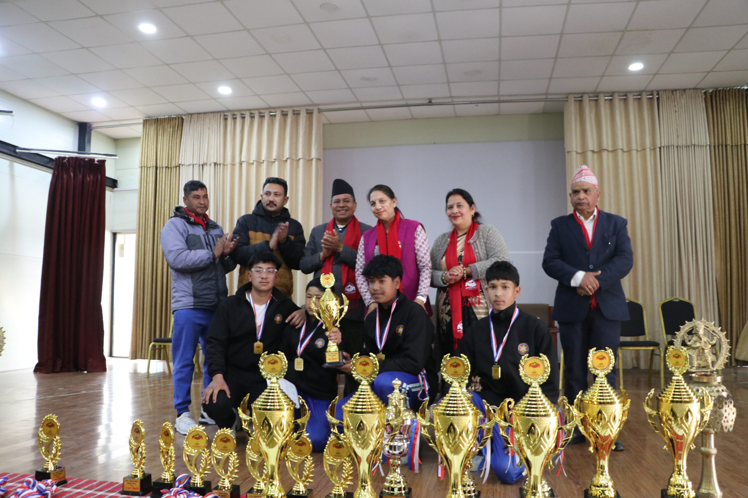 बुढानीलकण्ठ नगरपालिका वडा नं. ९ मा अन्तर विद्यालय विविध खेलकुद प्रतियोगिता–२०८२ सम्पन्न