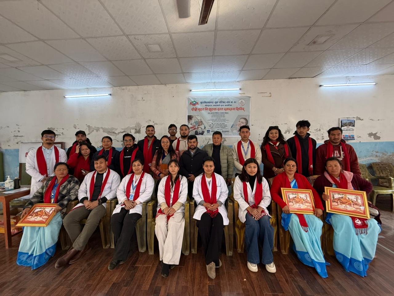 बुढानीलकण्ठ युवा परिषद् वडा नं. ०८ द्वारा आयोजित दोस्रो निःशुल्क दन्त स्वास्थ्य शिविर सम्पन्न