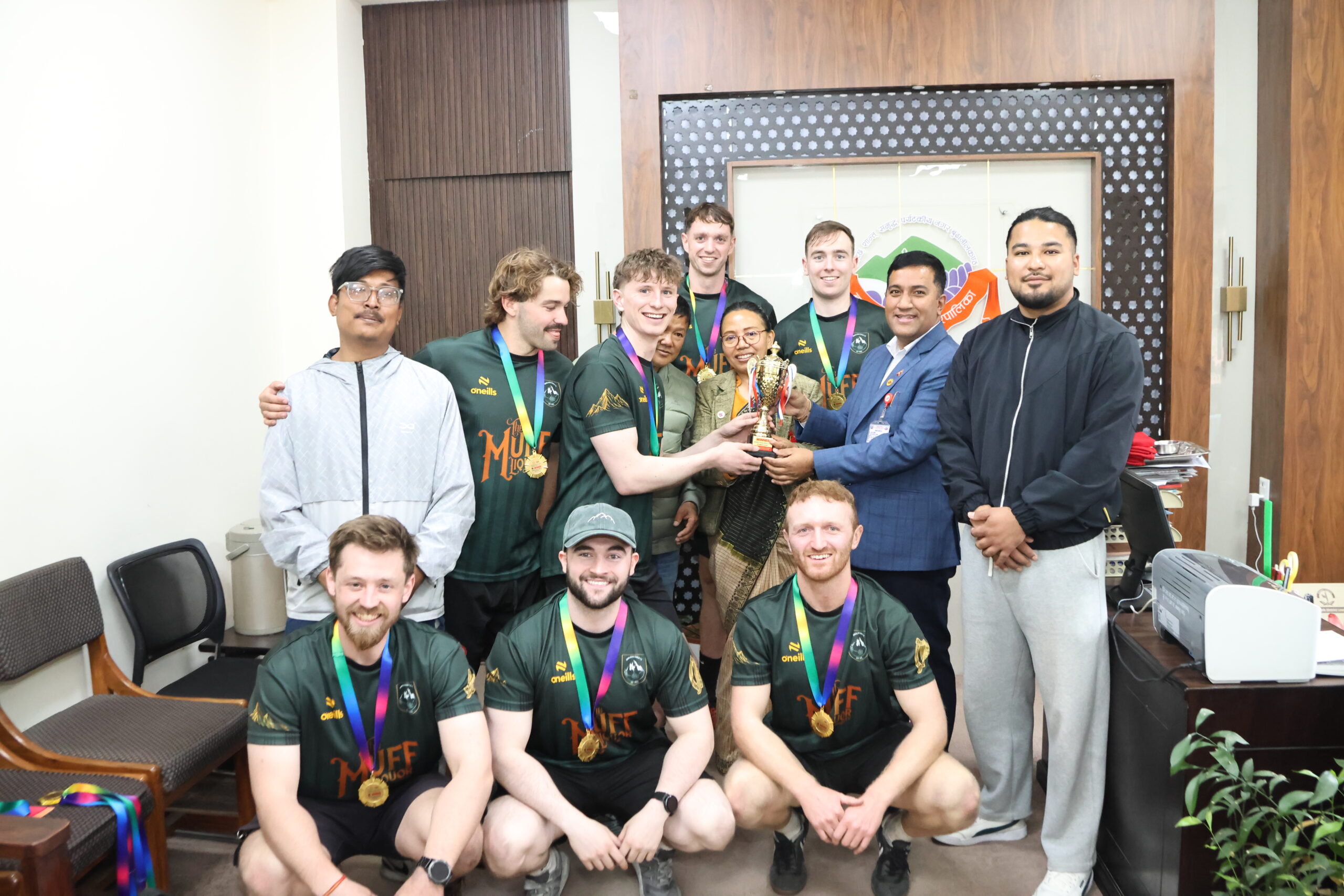 बुढानीलकण्ठ युवा परिषद्द्वारा च्यारिटी फुटबल सम्पन्न: वृद्धाश्रमलाई सहयोग